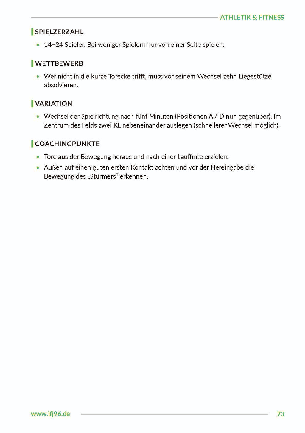 Fußballspezifisches Intervalltraining