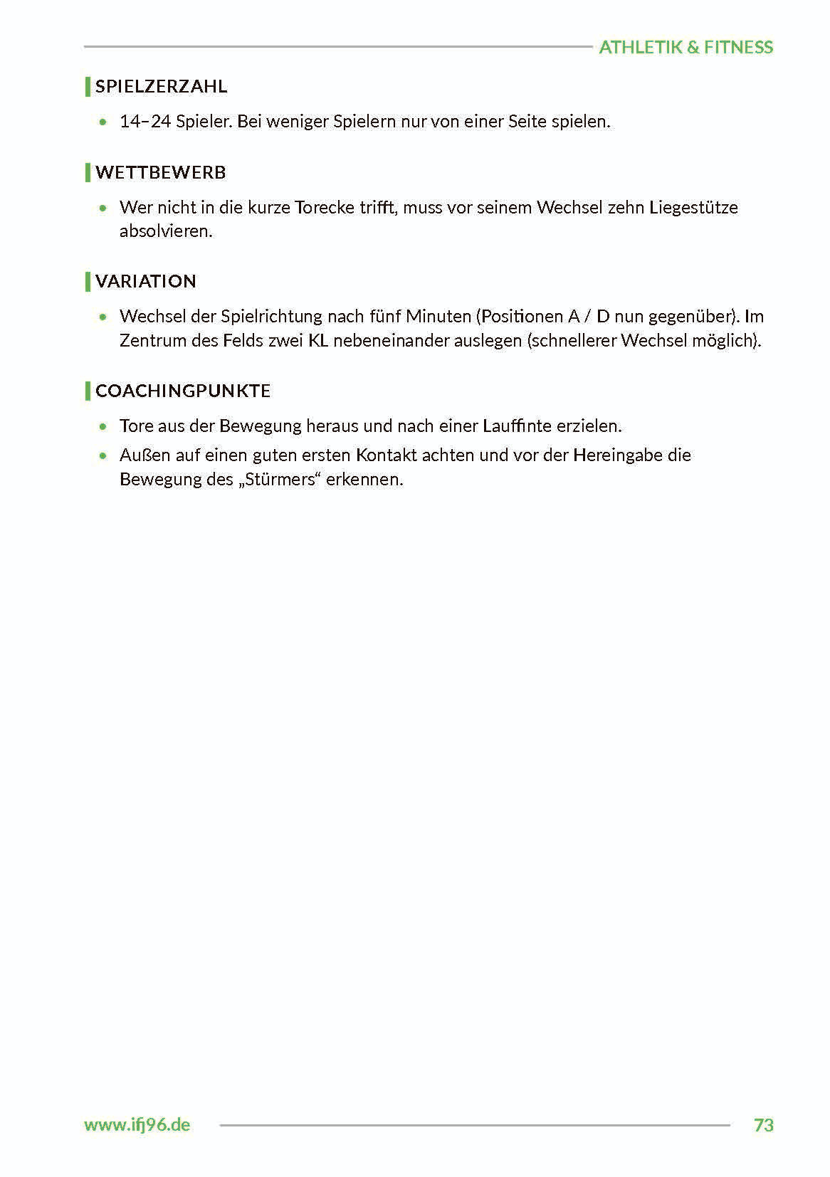 Fußballspezifisches Intervalltraining