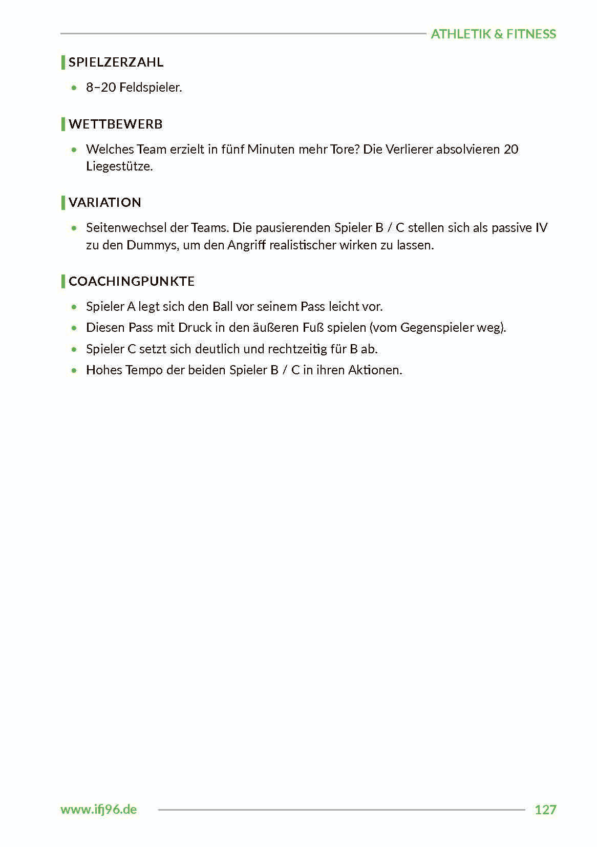 Fußballspezifisches Intervalltraining