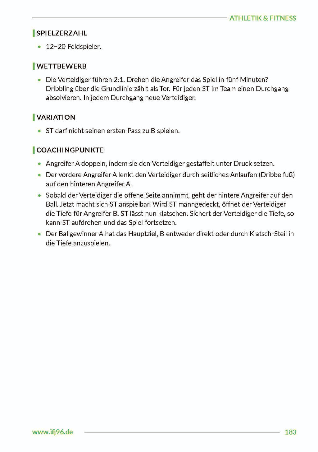 Fußballspezifisches Intervalltraining