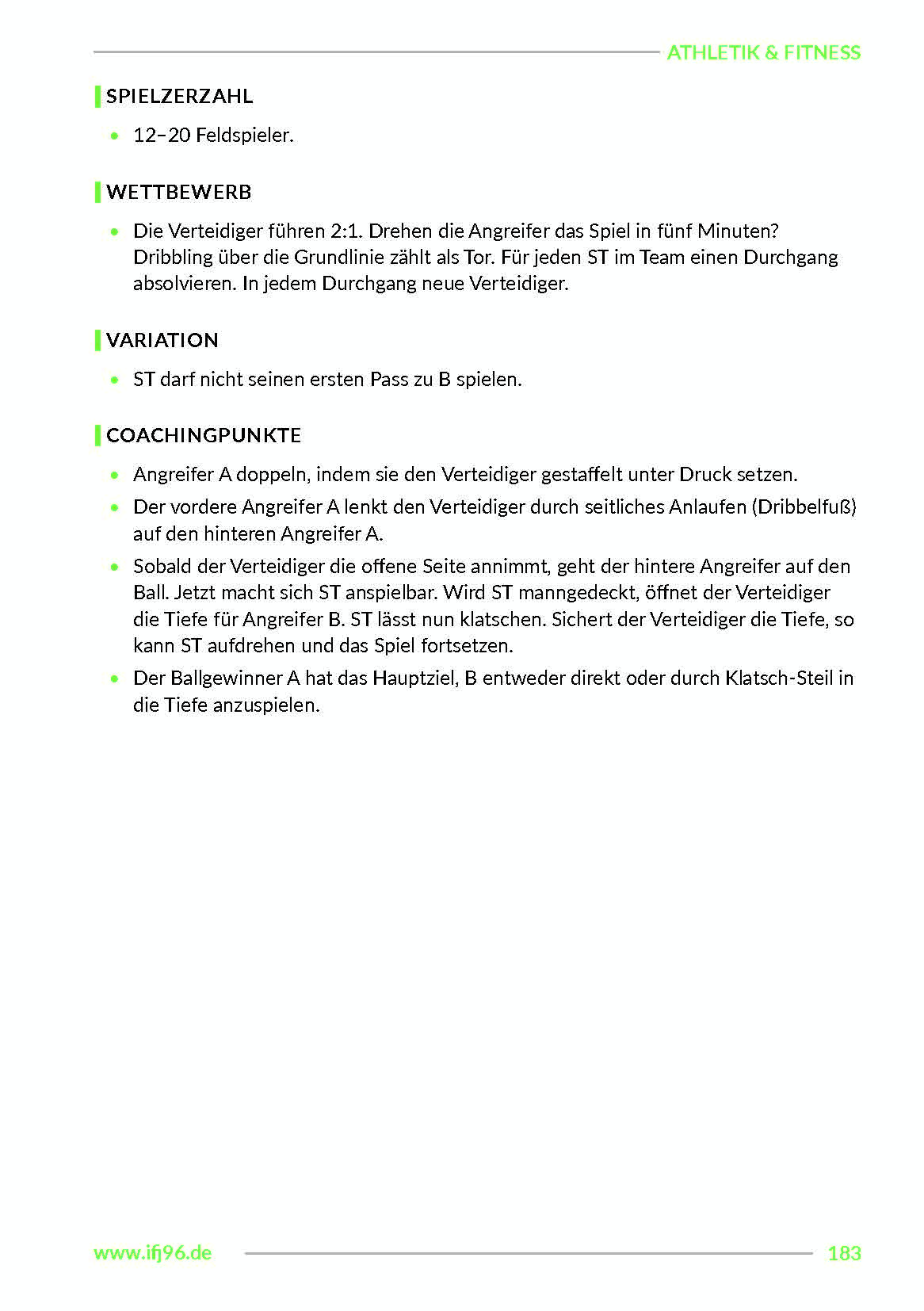 Fußballspezifisches Intervalltraining