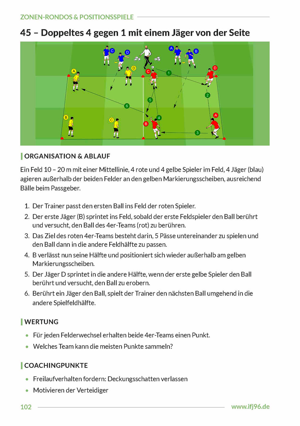 Zonen-Rondos und Positionsspiele