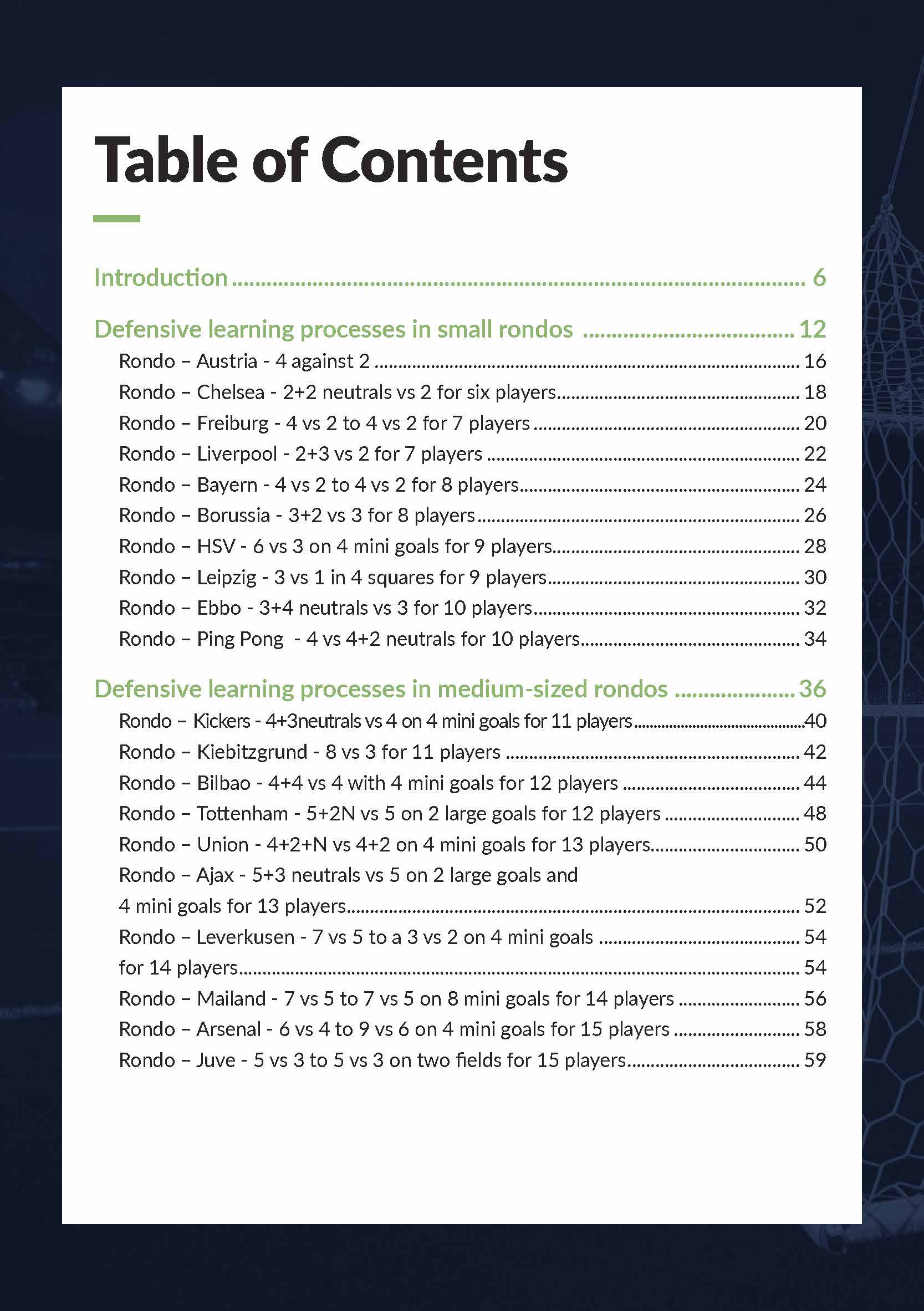 Rondos from a Defensive Perspective