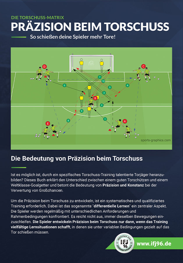Präzision beim Torschuss