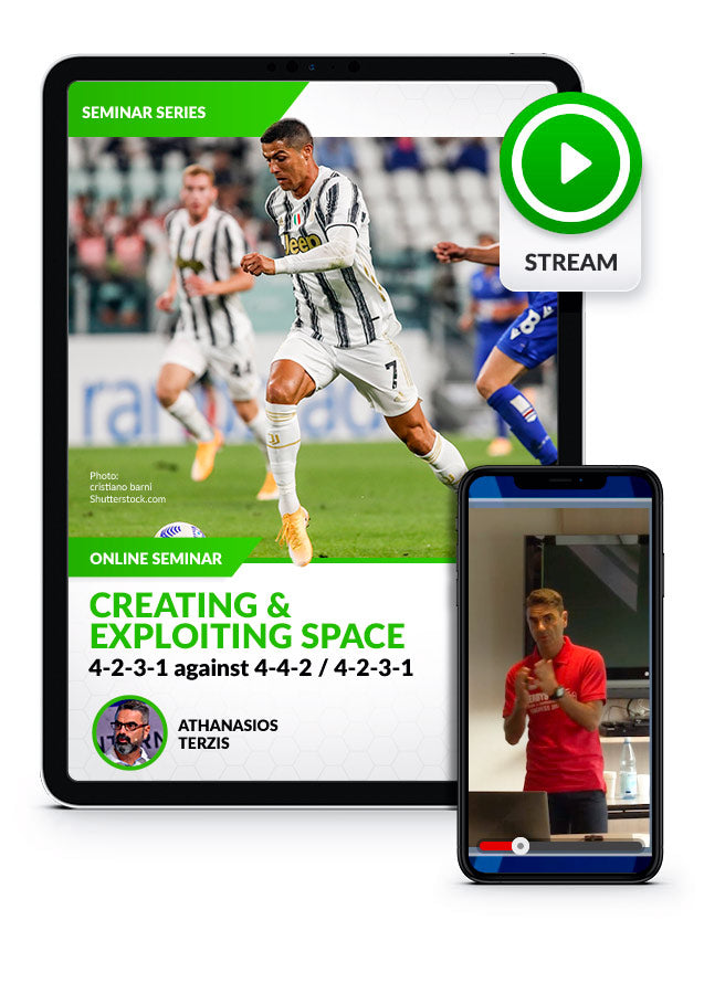 Creating and exploiting space (4-2-3-1 against 4-4-2 / 4-2-3-1)