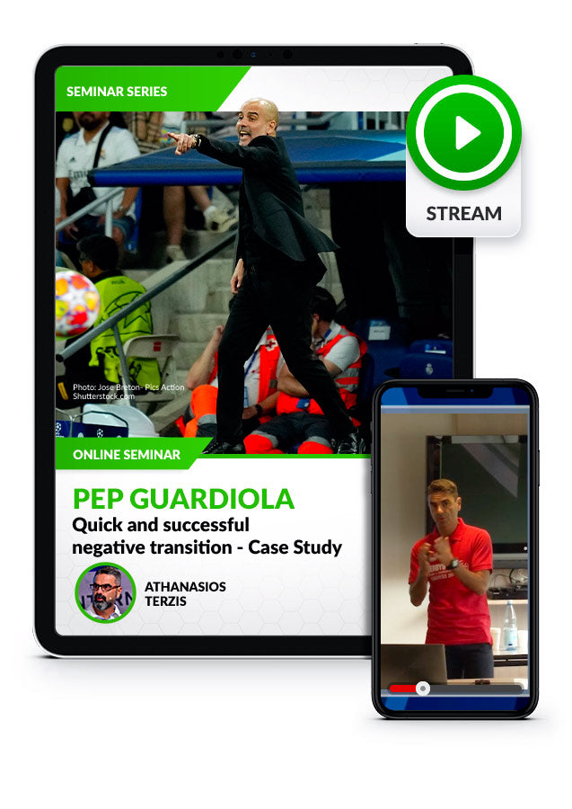 Quick and successful negative transition (Pep Guardiola case study)