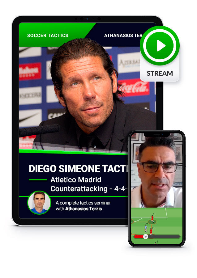 Diego Simeone Tactics - Atletico Madrid- Counterattacking - 4-4-2