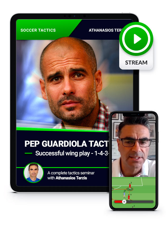 Pep Guardiola Tactics - Successful wing play - 1-4-3-3