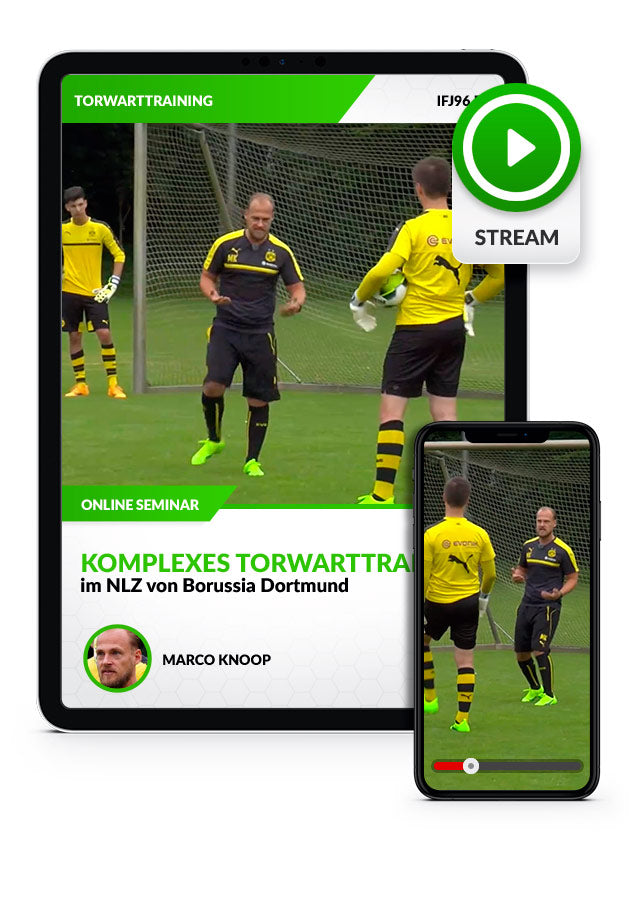 Komplexes Torwarttraining im NLZ von Borussia Dortmund