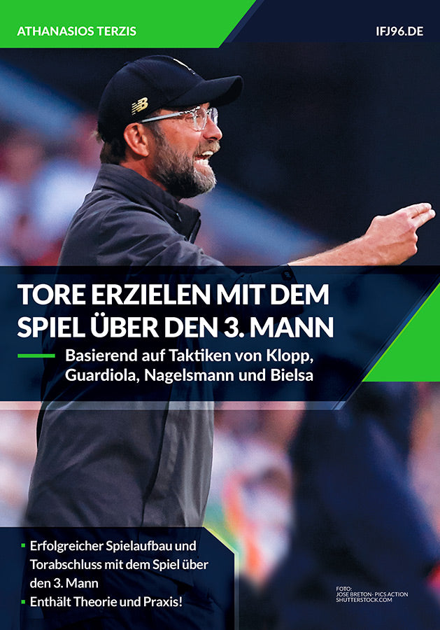 Tore erzielen mit dem Spiel über den dritten Mann