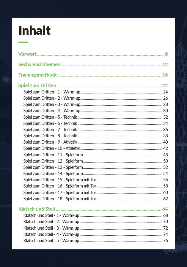 Das Schwerpunktprinzip - Fußballtraining mit großen Gruppen