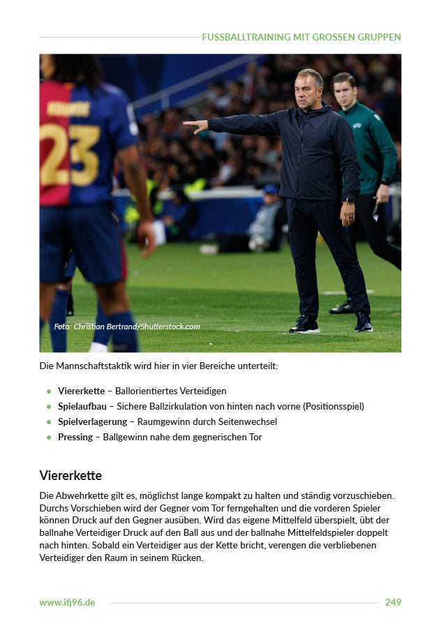 Das Schwerpunktprinzip - Fußballtraining mit großen Gruppen
