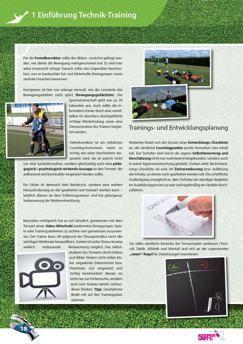 Das moderne Torwarttraining im Fußball - Teil 3 - 17 Zonen-Techniken (Zone 2)