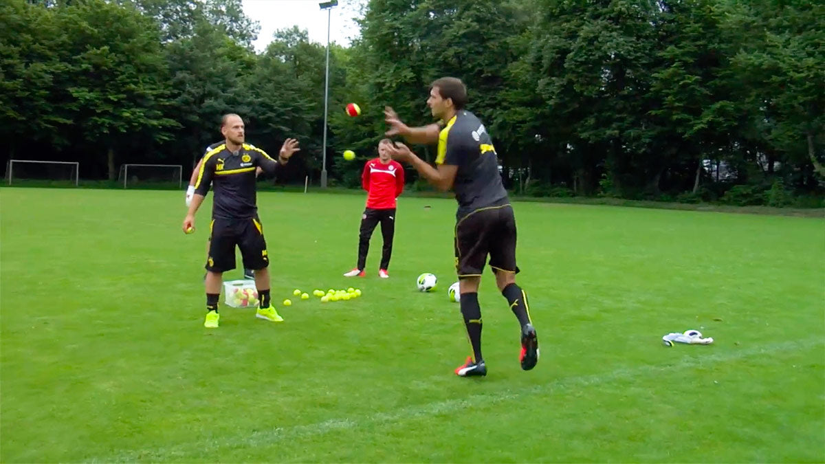 Komplexes Torwarttraining im NLZ von Borussia Dortmund