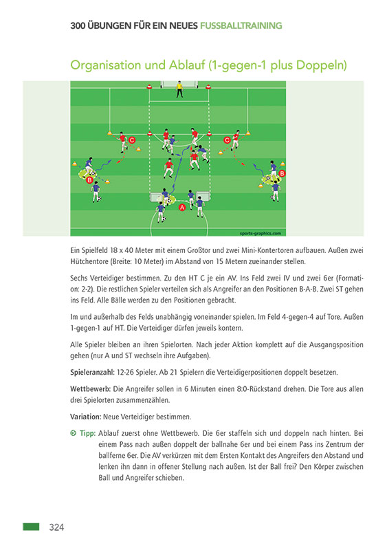 300 Übungen für ein neues Fußballtraining (Buch)