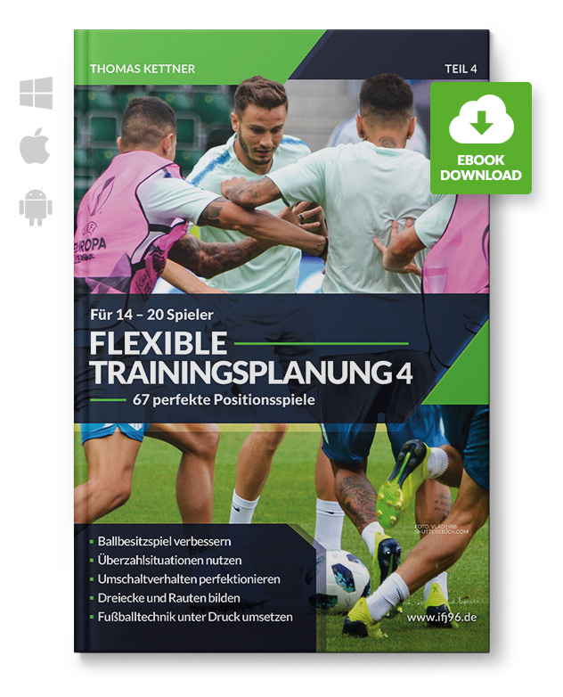 Flexible Trainingsplanung 4 - Positionsspiele für 14 bis 20 Spieler (eBook)