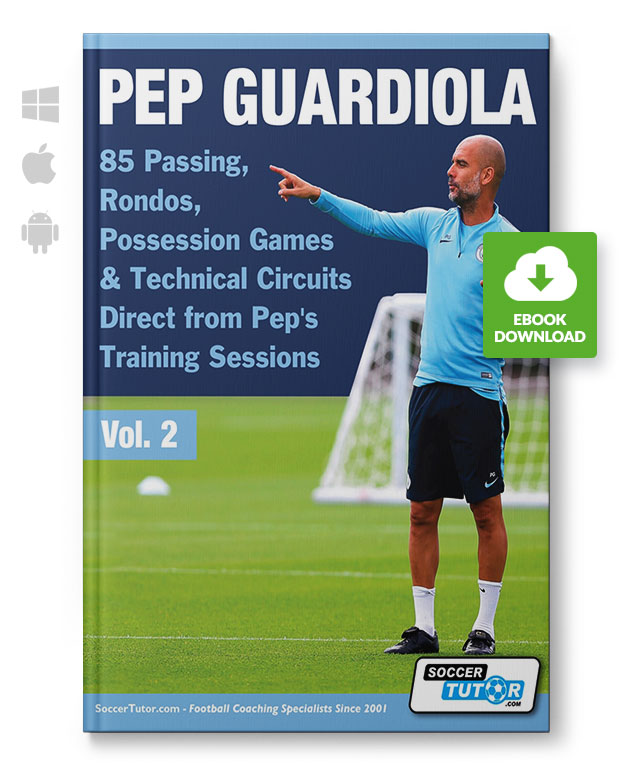 Pep Guardiola - Vol. 2 - 85 Passing, Rondos, Possession Games & Technical Circuits Direct (eBook)