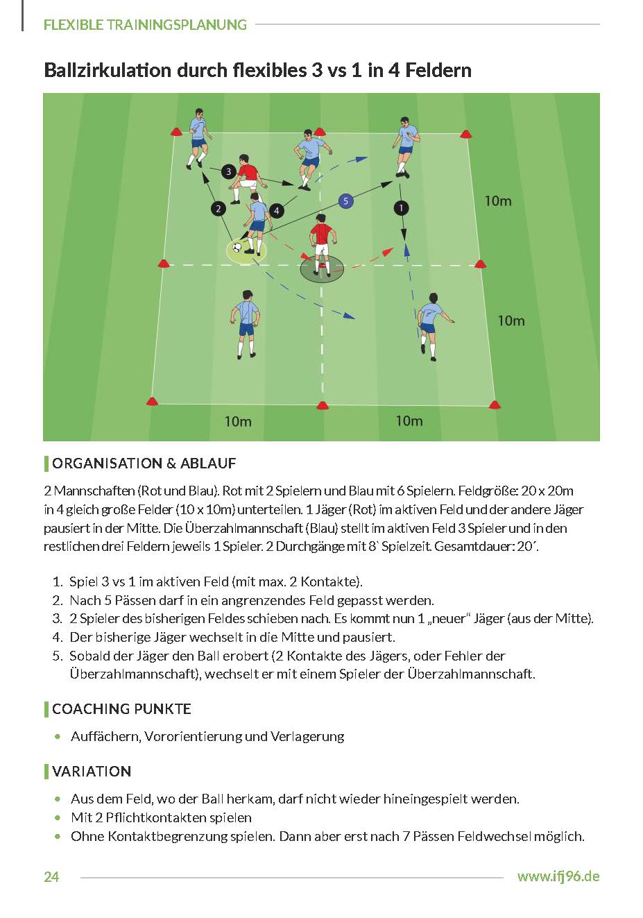 Flexible Trainingsplanung 5 - Zonenspiele für 6 bis 12 Spieler (Heft)