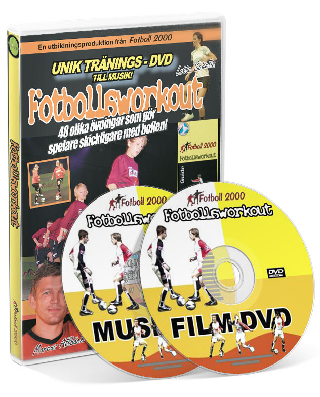 Fotbollsworkout (DVD/Musik CD)