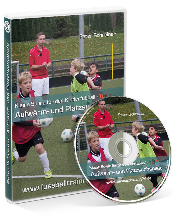 Kinderfussball_Spiele_DVD_610060 Kleine Spiele für den Kinderfußball - Teil 1 Aufwärmspiele und Platzsuchspiele (DVD)
