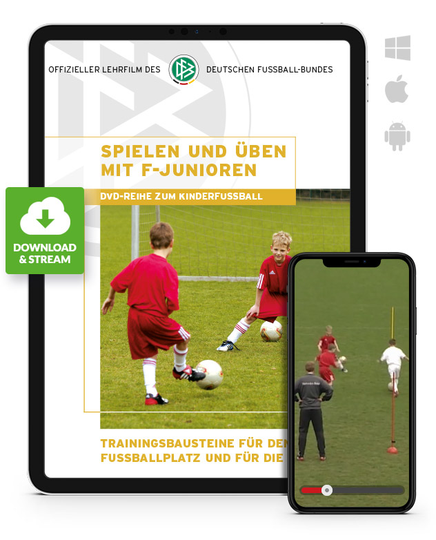 DFB_F_Junioren_Download_410028 Spielen und Üben mit F-Junioren (Download)