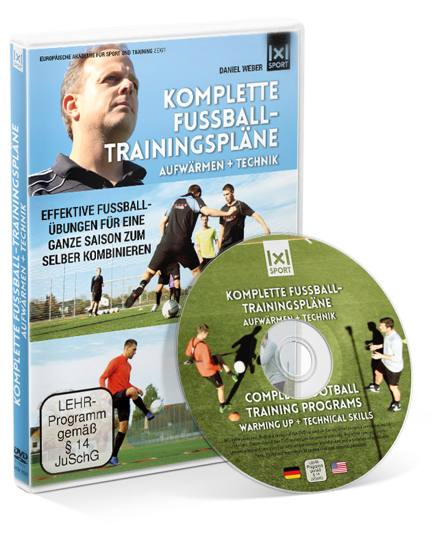 Komplette Fußball - Trainingspläne / Aufwärmen + Technik (DVD)