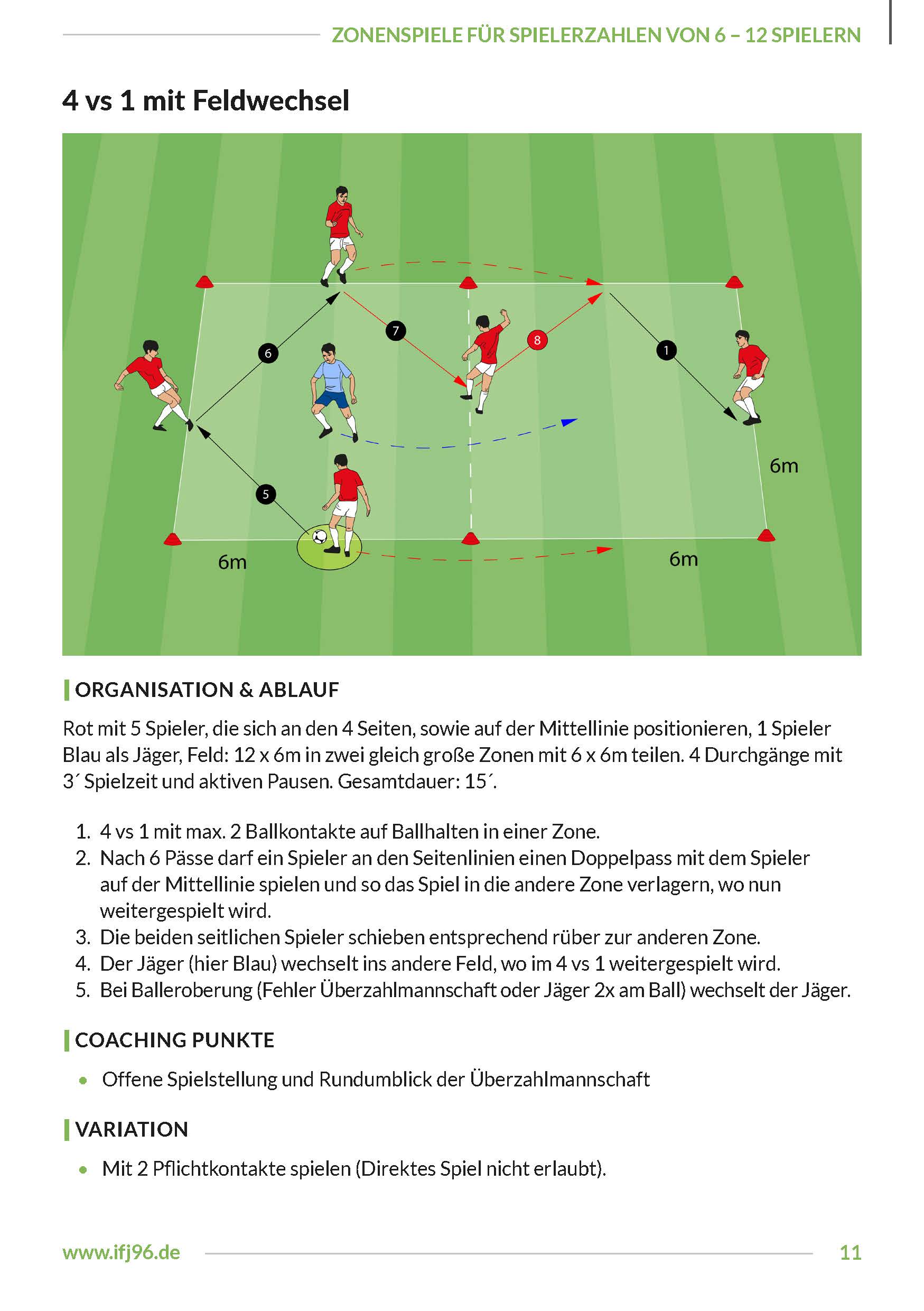 Flexible Trainingsplanung 5 - Zonenspiele für 6 bis 12 Spieler (eBook)