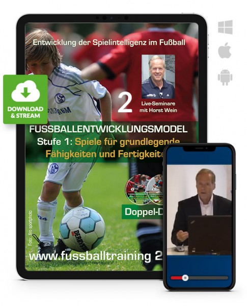 FUNino Spielintelligenz im Fußball 02 - Spiele zur Ballführung und zum Dribbling